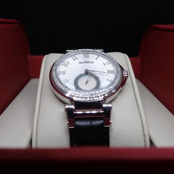 Geovani Swiss Diamond Watch GEOVANI GOR556-SR-D-1, 45mm, Swiss Diamond Men main image 2